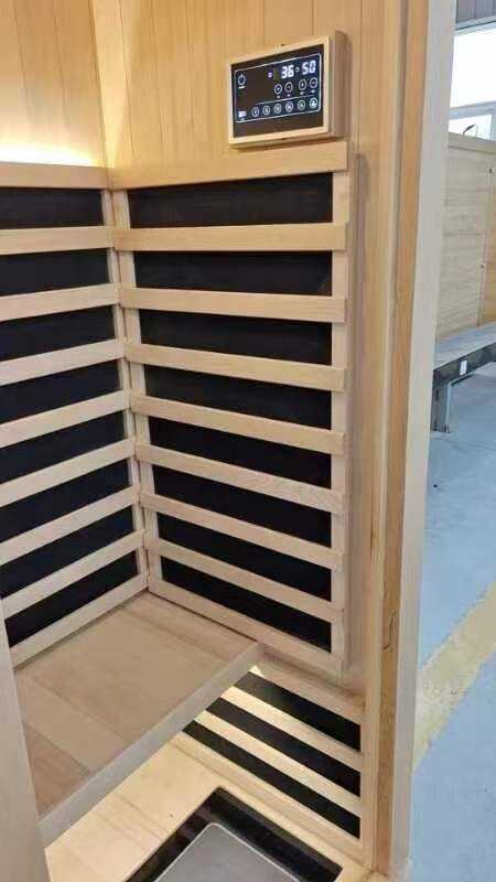 Low EMF New Design SAA CE 1 People Small Sauna Room Hemlock Far Infrared Sauna supplier