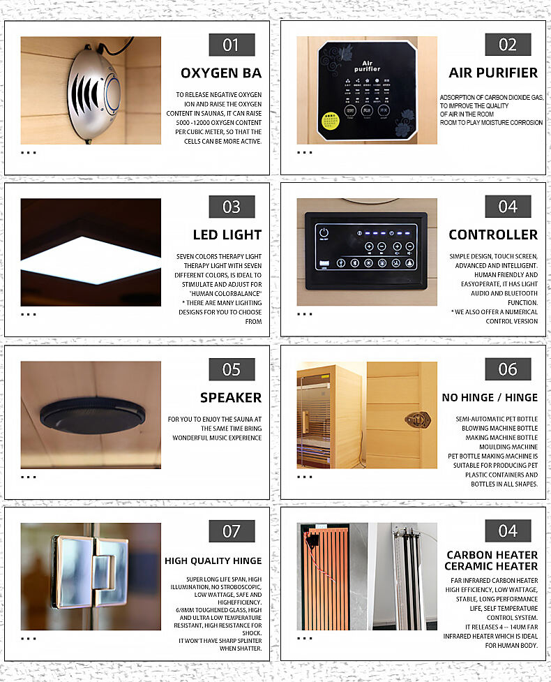 product sauna manufacturer saa ce 4 people indoor sauna far infrared sauna cabin414-44