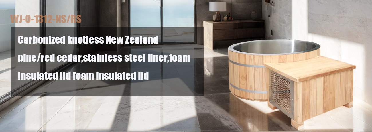 product factory wholesaler odm oem new zealand pine red cedar cold plunge tub with chiller-42