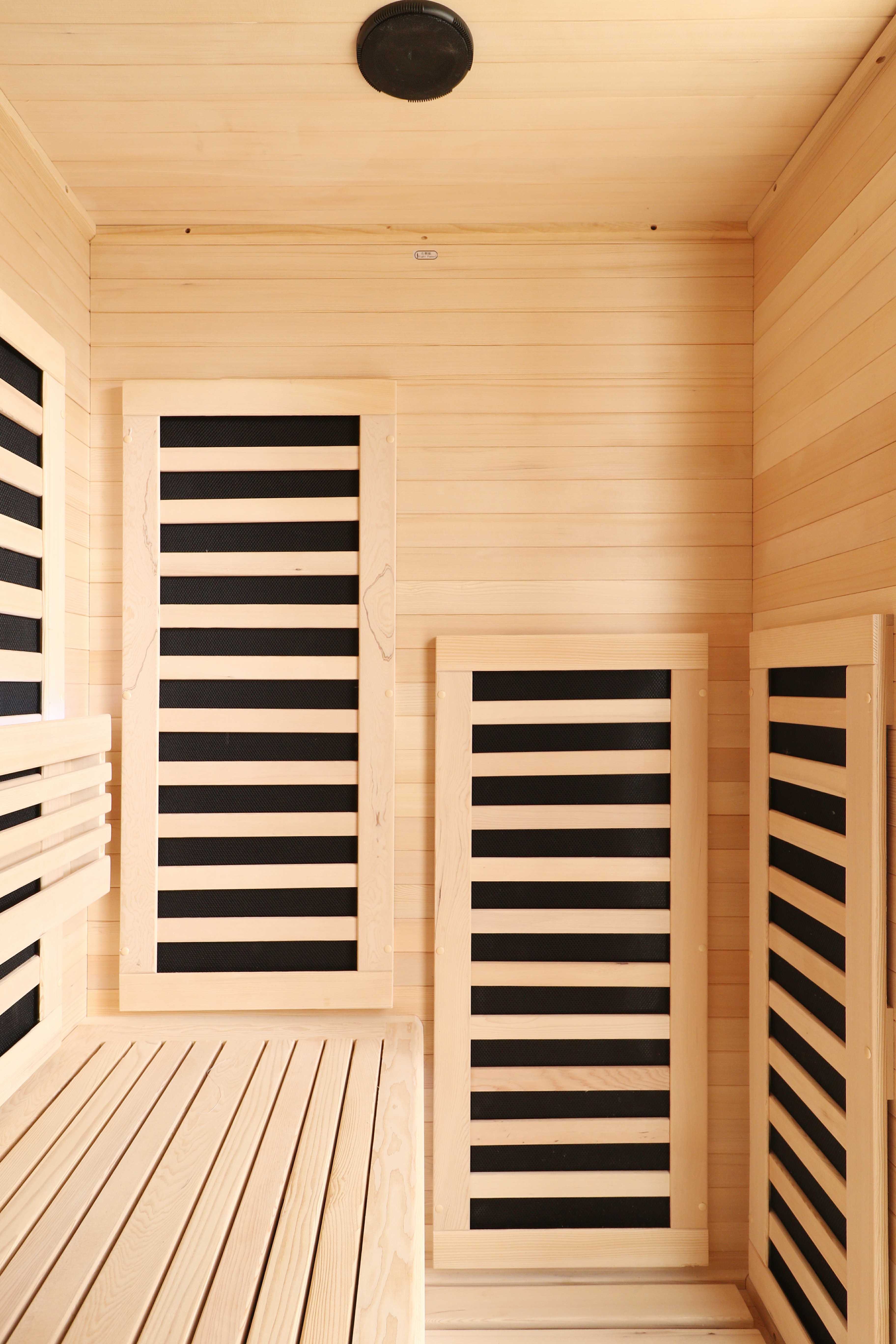 Vhealth Low Emf 1 Person Far Infrared Indoor Sauna Room Morden Sauna Room Indoor For Sale factory