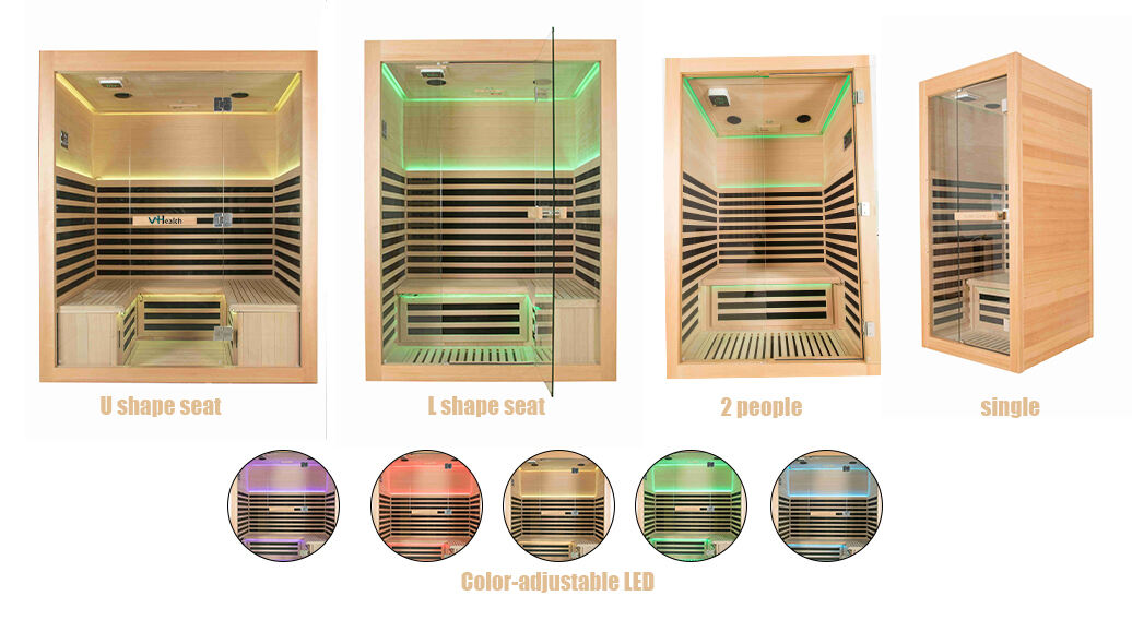 Far infrared sauna room sauna cabin Cheap Sauna Support ODM OEM factory's direct sale factory