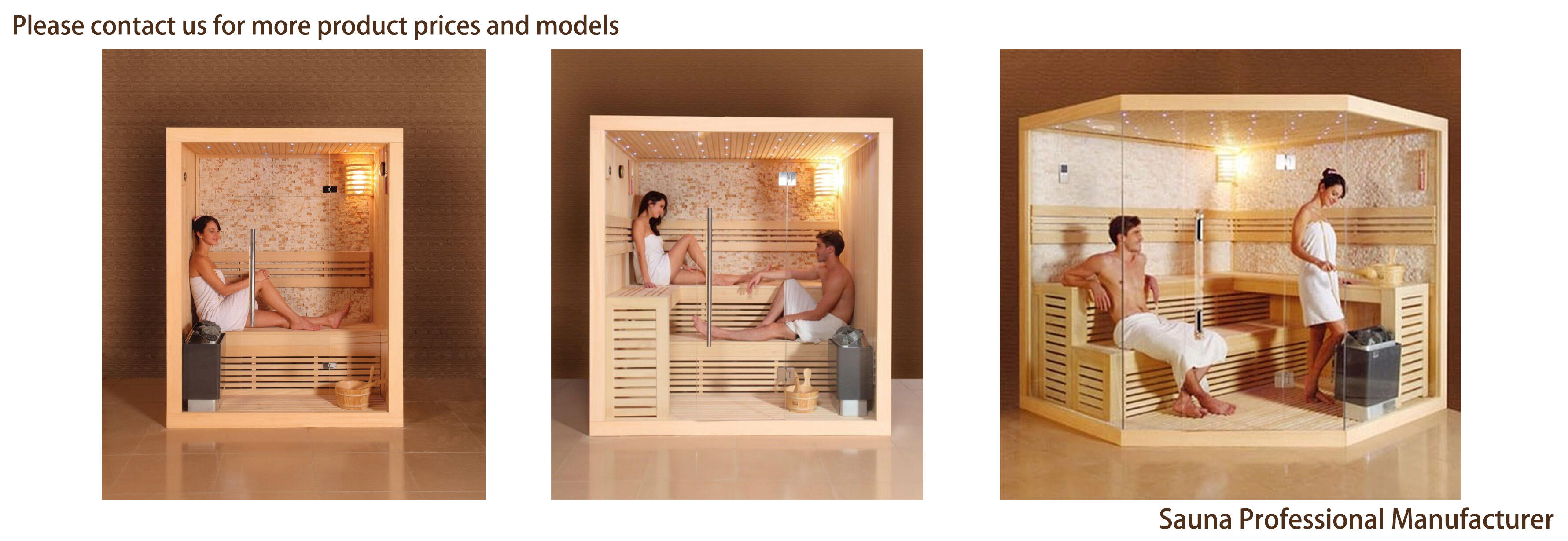 product modern design 4 person indoor traditional wood steam sauna room wet steam function with 3kw 6kw 9kw power options-1