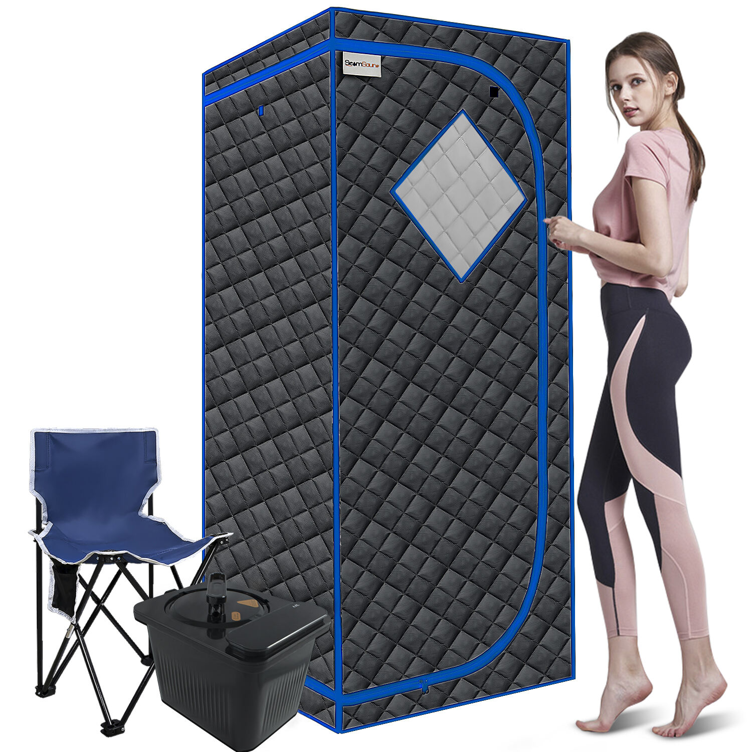 1 Peopler Sauna Tent Mini Steam Sauna Portable Folding Steam Sauna details