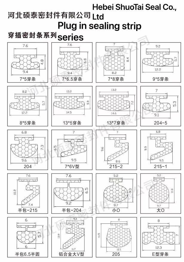 door soundproof seal weatherstrip kerf window seal strip manufacture