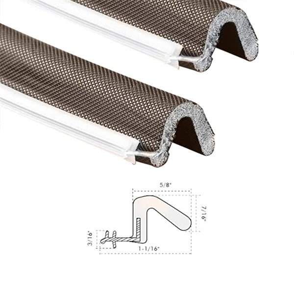 Reduce outside allergens with foam door seal.