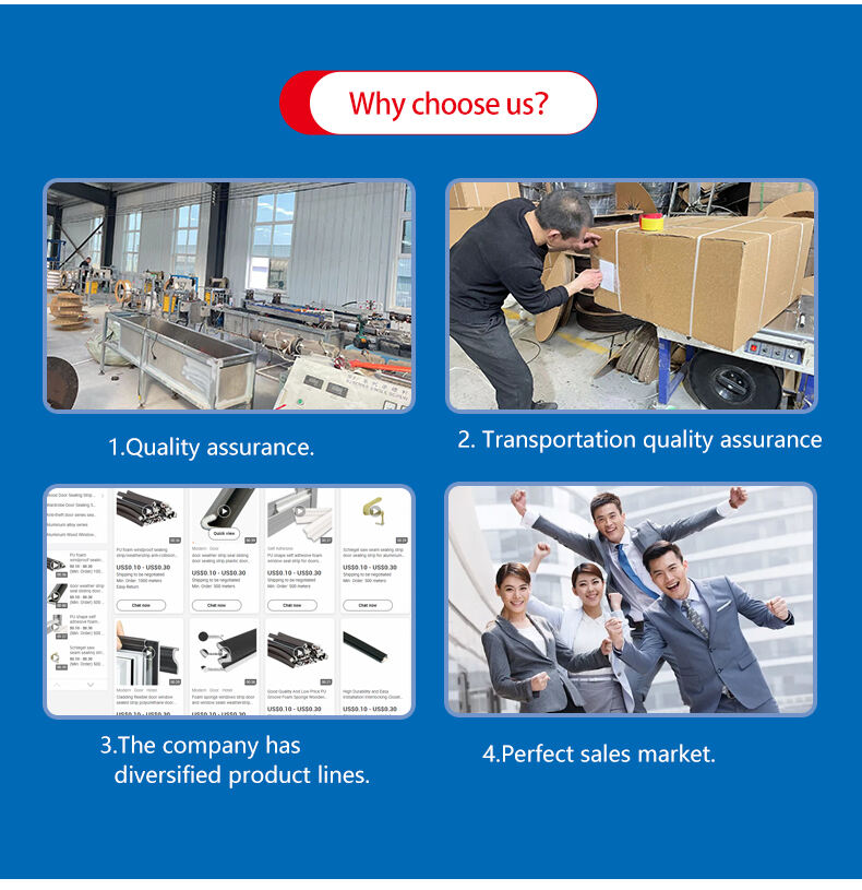 New style Easy to Cut and Install Pu Foam Seal Strip foam sponge strip slot type windproof and soundproof PU strip factory