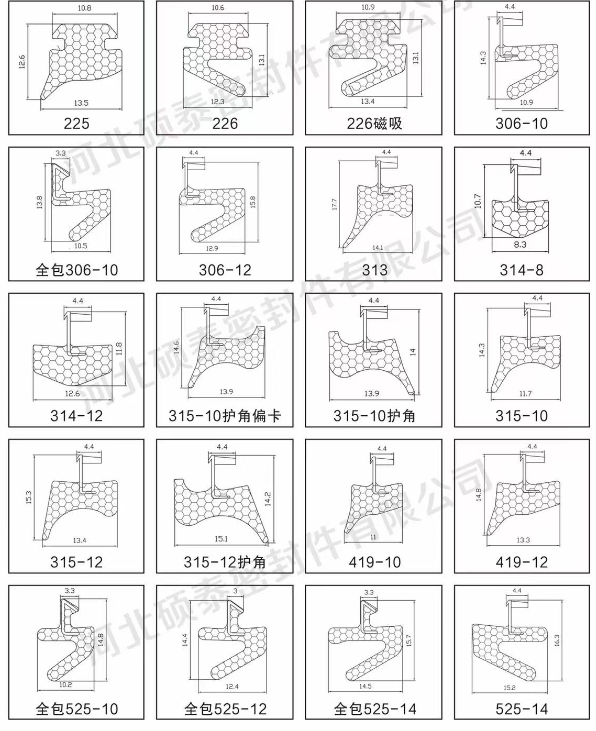 door soundproof seal weatherstrip kerf window seal strip manufacture