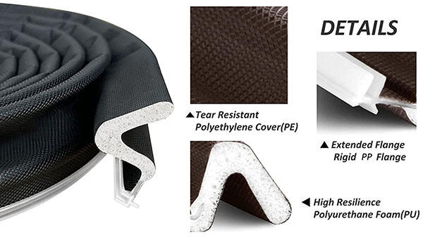 door soundproof seal weatherstrip kerf window seal strip supplier