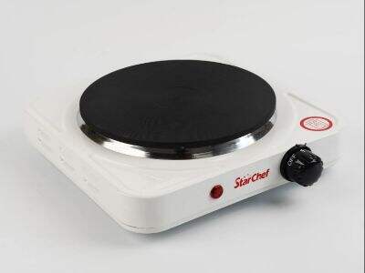 Solid hot plates generate less heat than gas burners, making it safer to cook in enclosed spaces.