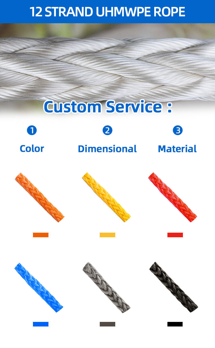 UHMWPE Floating Rope Sailing Boat Rope details