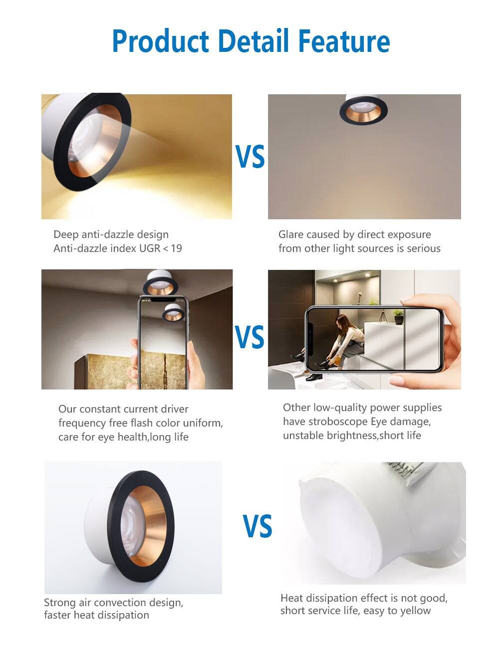 5W Mini Spot Light HX-105 durability and long-lasting performance details