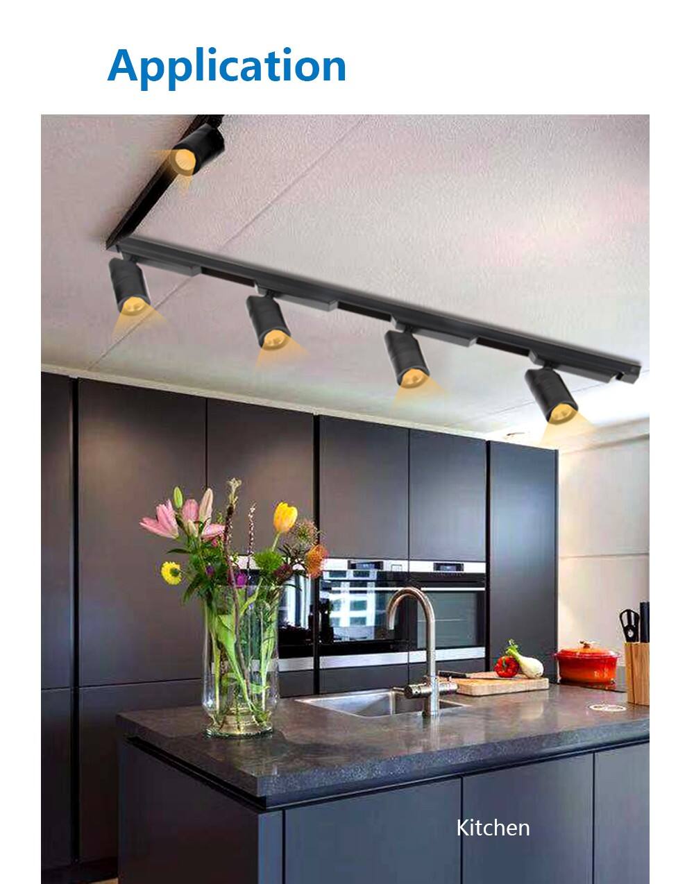 Energy efficient 24v 5w Indoor Magnetic Track Lighting Easy-to-Install details