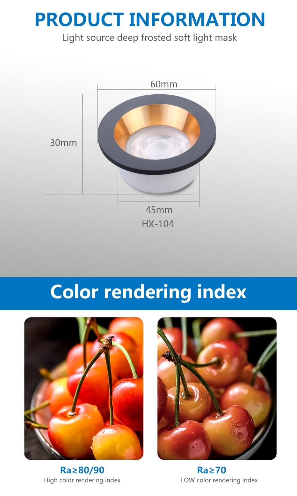 5W Mini Spot Light HX-105 durability and long-lasting performance details