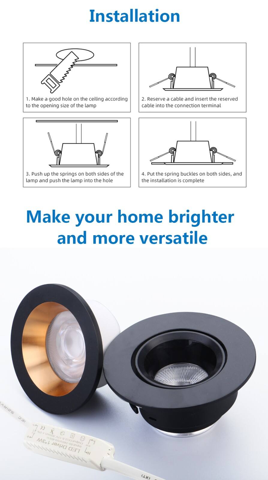 5W Mini Spot Light HX-105 durability and long-lasting performance manufacture