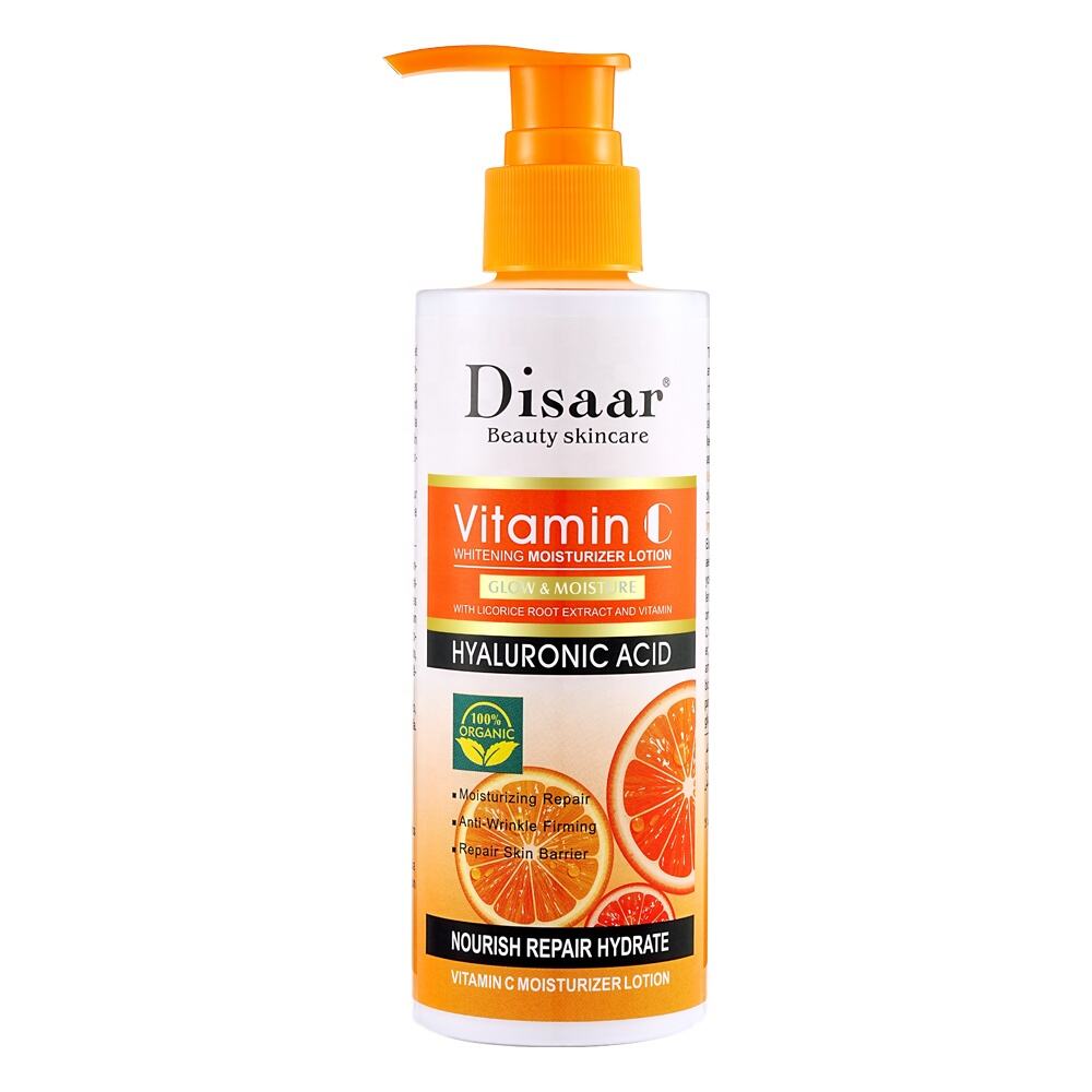 Disaar Vitamin C HYALURONIC ACID lotion whitening brighten moisturizer body Lotion