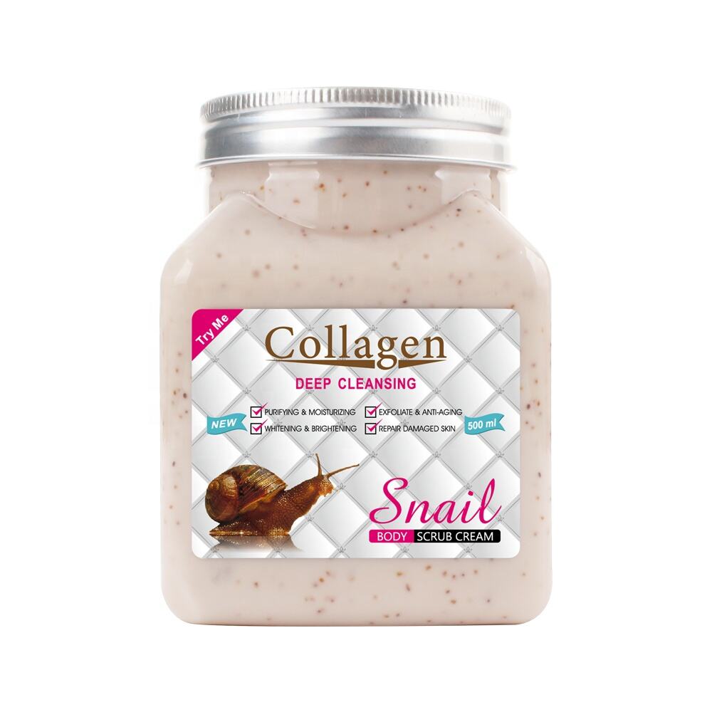 Daily Skin Care Scrub Collagen Deep Cleansing Body And Face Bath Scrub