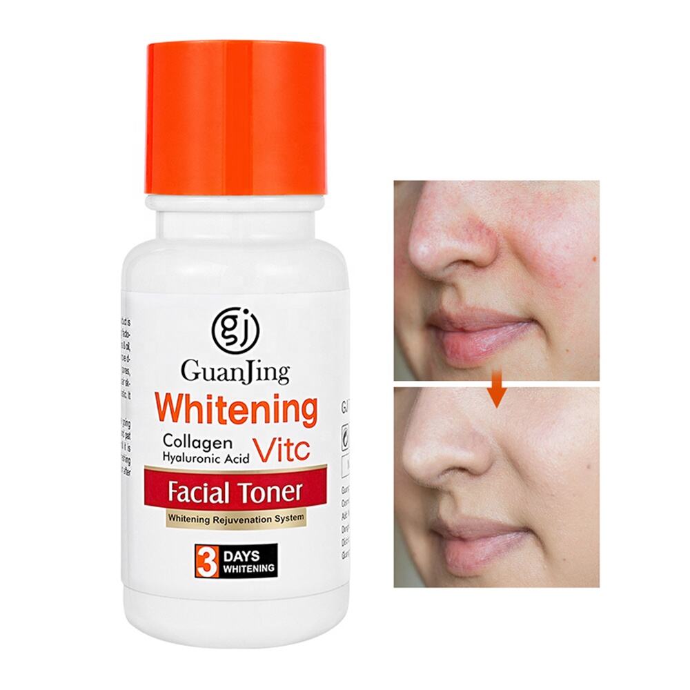 Cuidado de la piel colágeno ácido hialurónico crema para blanquear la cara loción hidratante brillante vitamina C blanqueador facial