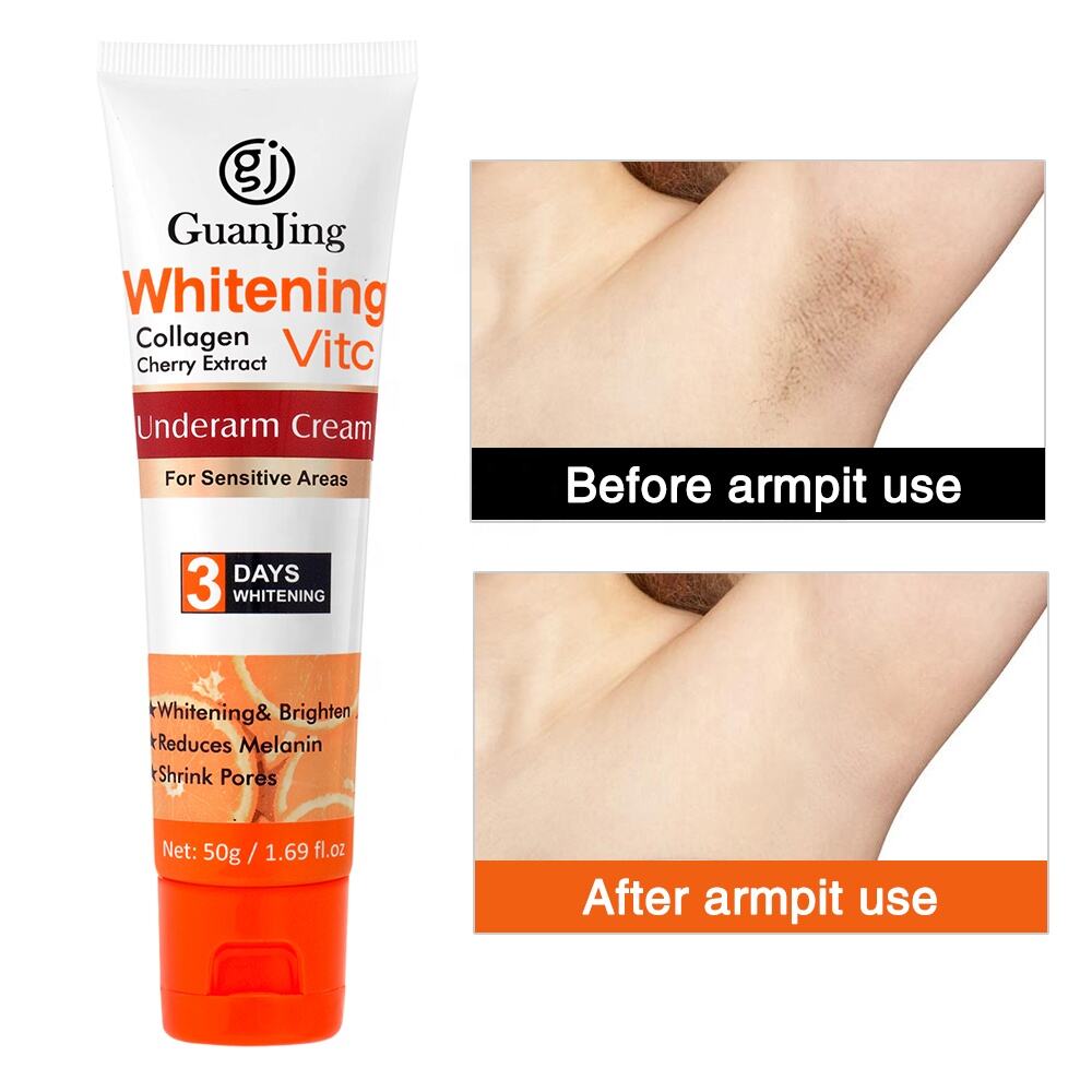 Guanjing Skin Care Vitamin C Collagen Reduces Melanin Underarm Whitening Cream For Sensitive Areas