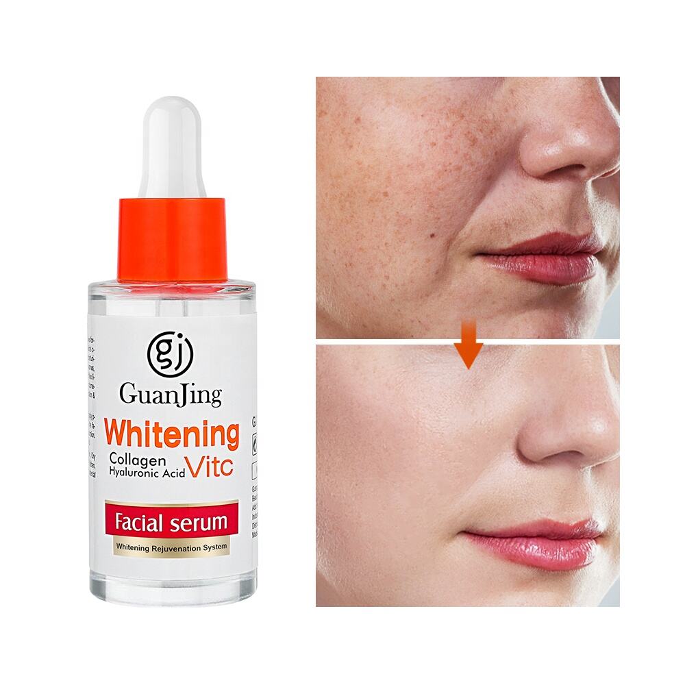 GUANJING cuidado de la piel nutrición profunda colágeno vitamina c suero facial blanqueador ácido hialurónico vc suero