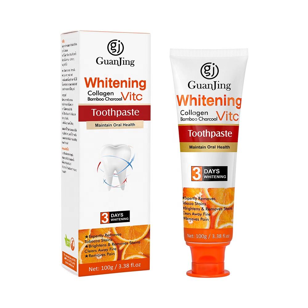 vitamin c & collagen whitening toothpaste Deep Cleaning Toothpaste For Removes Stains Teeth