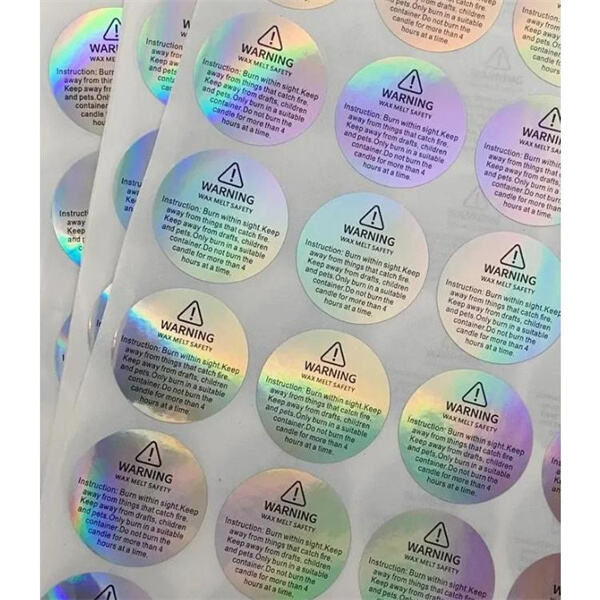 Creative holographic stickers for DIY projects and crafts
