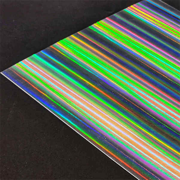 Papel holográfico metálico