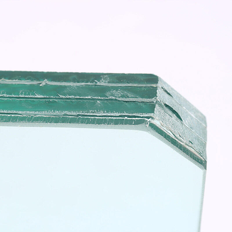 High quality splinter-proof double layer safty glass tempered laminated glass