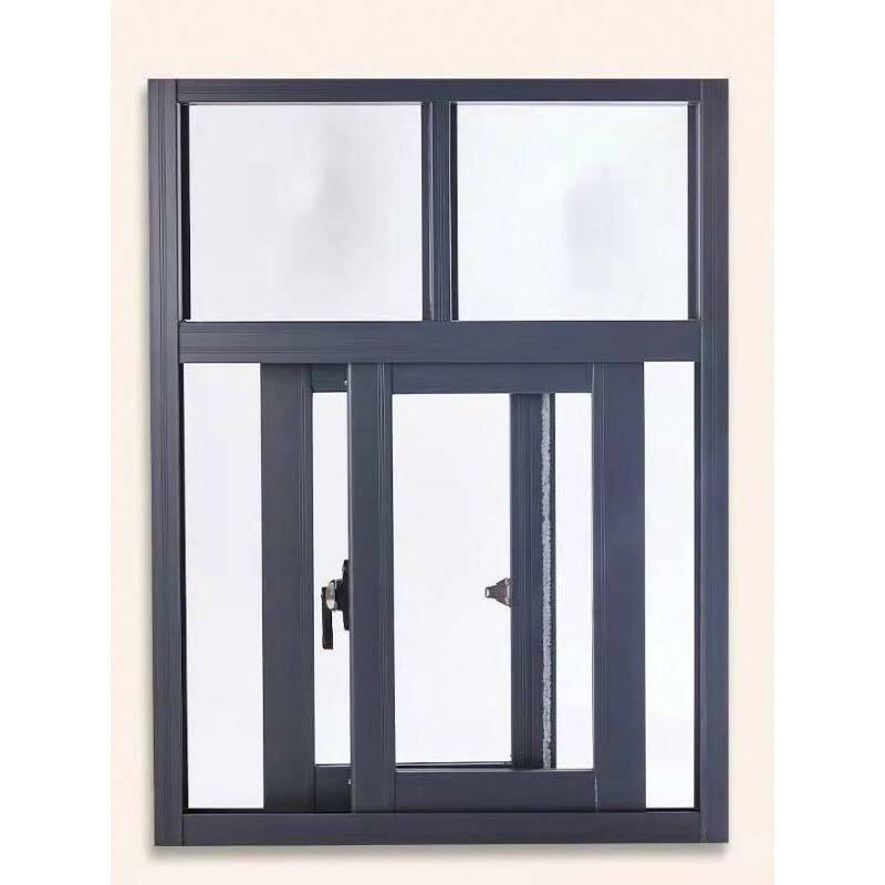 Manufacturer Double Glazed Tempered Glass  Hurricane Impact Aluminum Sliding Window