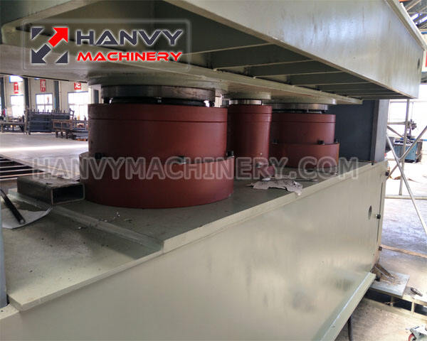 Hanvy Plywood Machinery Multiple Layers 350T Curved Plywood Hot Press manufacture