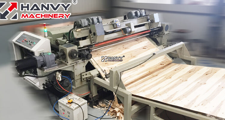 Hanvy Plywood Veneer Spindleless High Speed Peeling Machine Line details