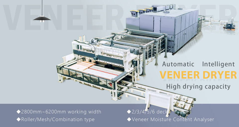 CE Continuous Plywood Veneer Drying Line Automatic Dryer Machine Roller Veneer Dryer Machine manufacture