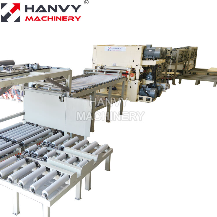 Hanvy Plywood Machinery 4ft 5ft Automatic Sanding Line with multiple stackers factory