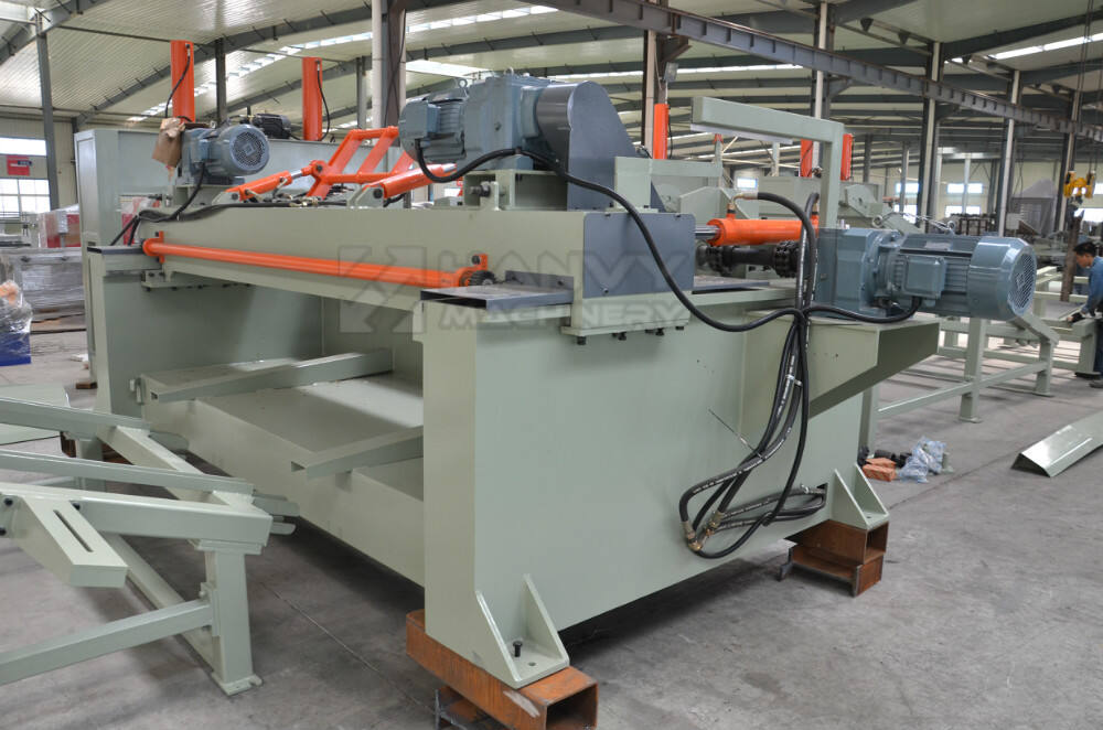 Hanvy  high efficiency Spindleless wood log debarker machine for composite plywood supplier