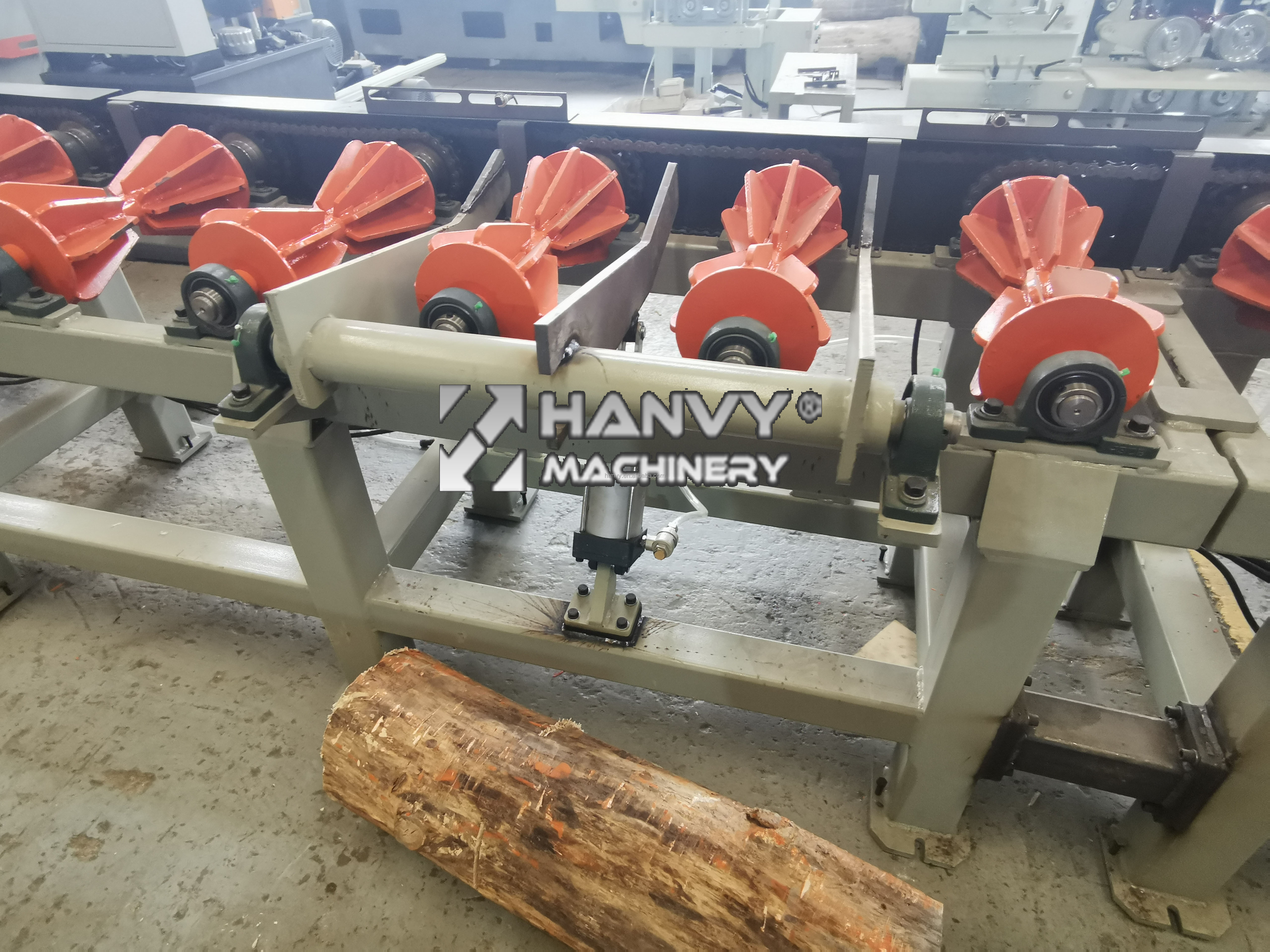 Max. Log Diameter 50 cm Automatic Wood Log Cutting Saw supplier