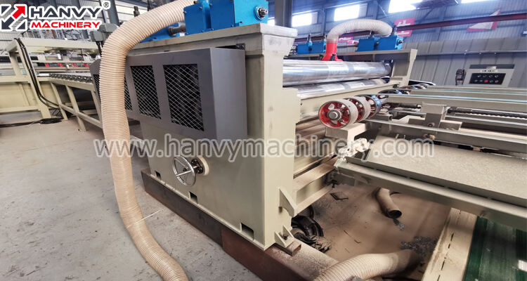 Hanvy Plywood Machine HJ4*8A Automatic Plywood DD saw For Plywood Edge Trimming supplier