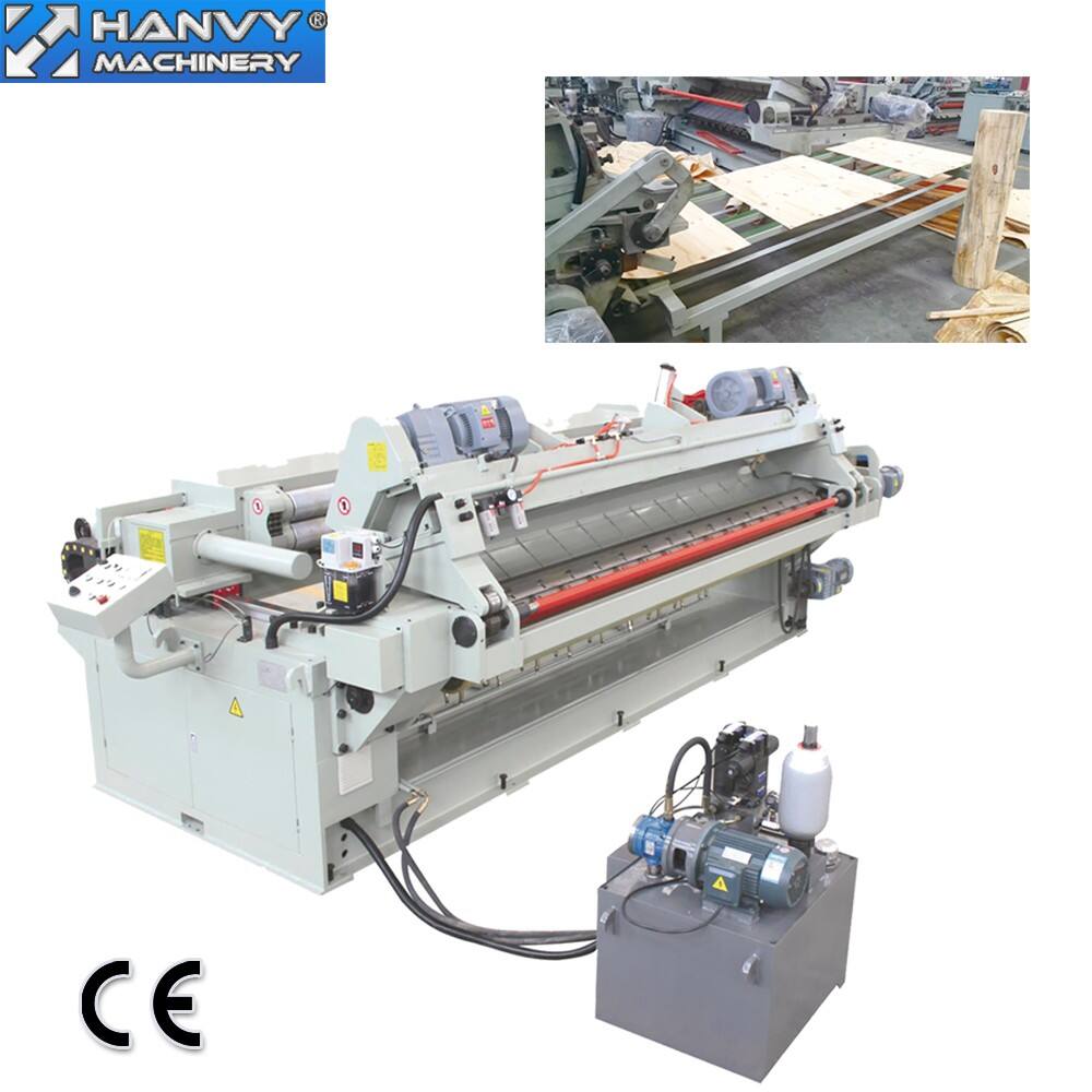 8ft CNC Wood Veneer Peeling Clipping Machine for Plywood Veneer Production Line factory