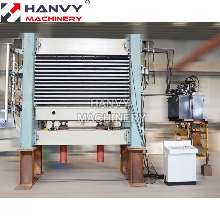 Hanvy Plywood hot press machine HY2148-20A6-70/HY2148-20B8-90/HY2155-15A6-70 manufacture