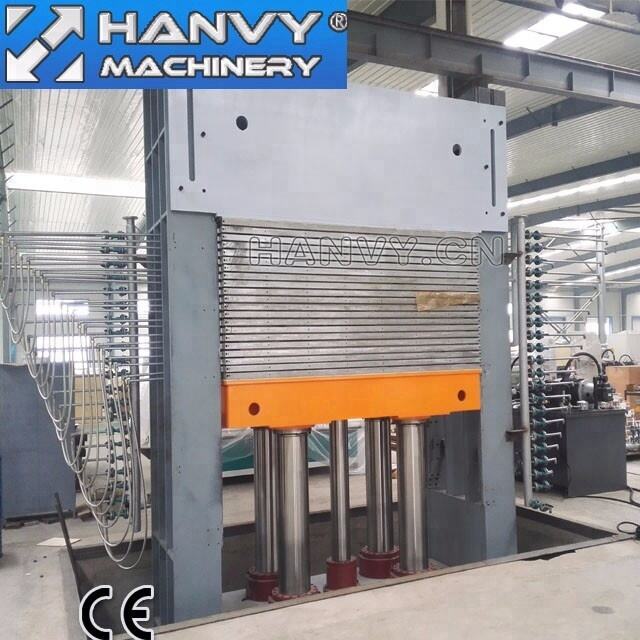 30 layers Automatic Plywood Hot Press With Automatic Loader and Stacker supplier