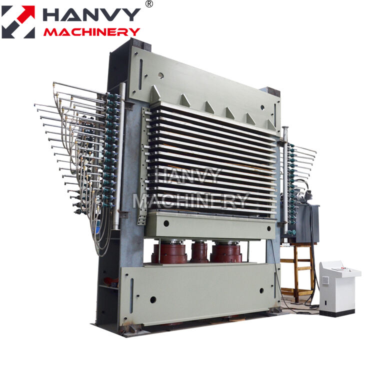 Hanvy  high efficiency Spindleless wood log debarker machine for composite plywood details