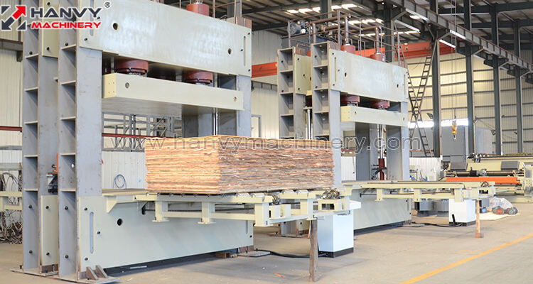 Full complete Plywood Product Line Automatic plywood Pressing Line factory