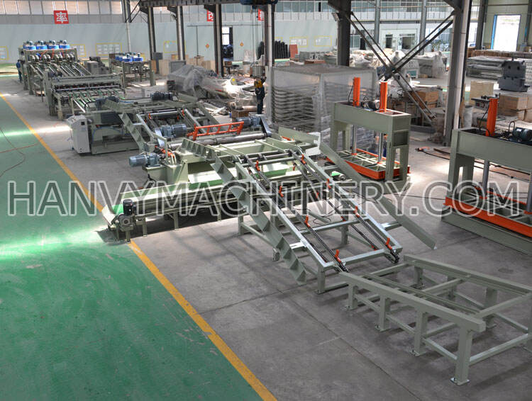 Hanvy  new 4rolles high speed veneer dryer machine for composite plywood manufacture