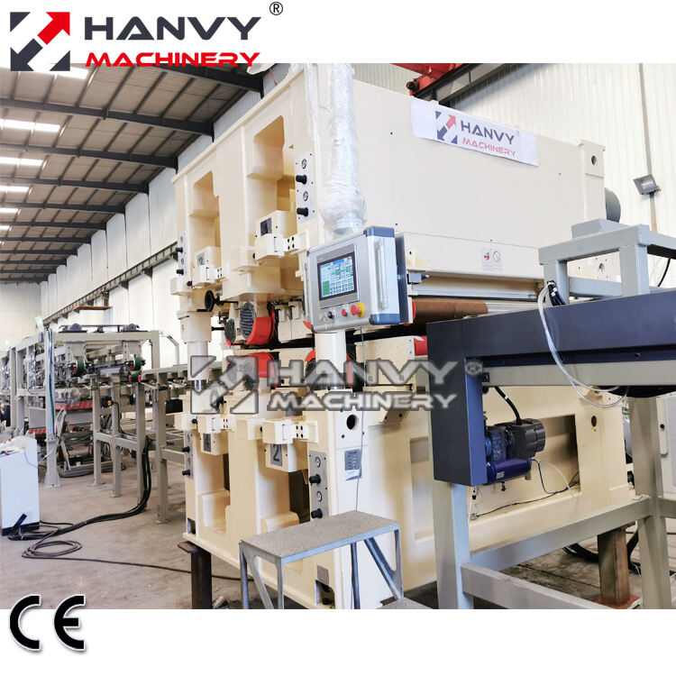 Hanvy Plywood Machinery 4ft 5ft Automatic Sanding Line with multiple stackers manufacture