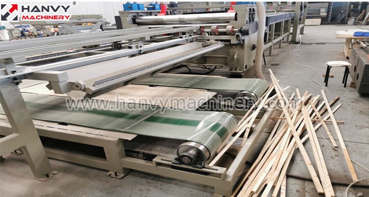 4x8ft High Speed 100m/min Plywood Edge Cutting Trimming Saw Plywood Making Machine manufacture