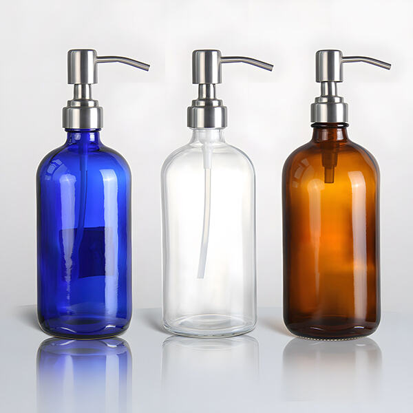 Lotion Bottles Made with Glass