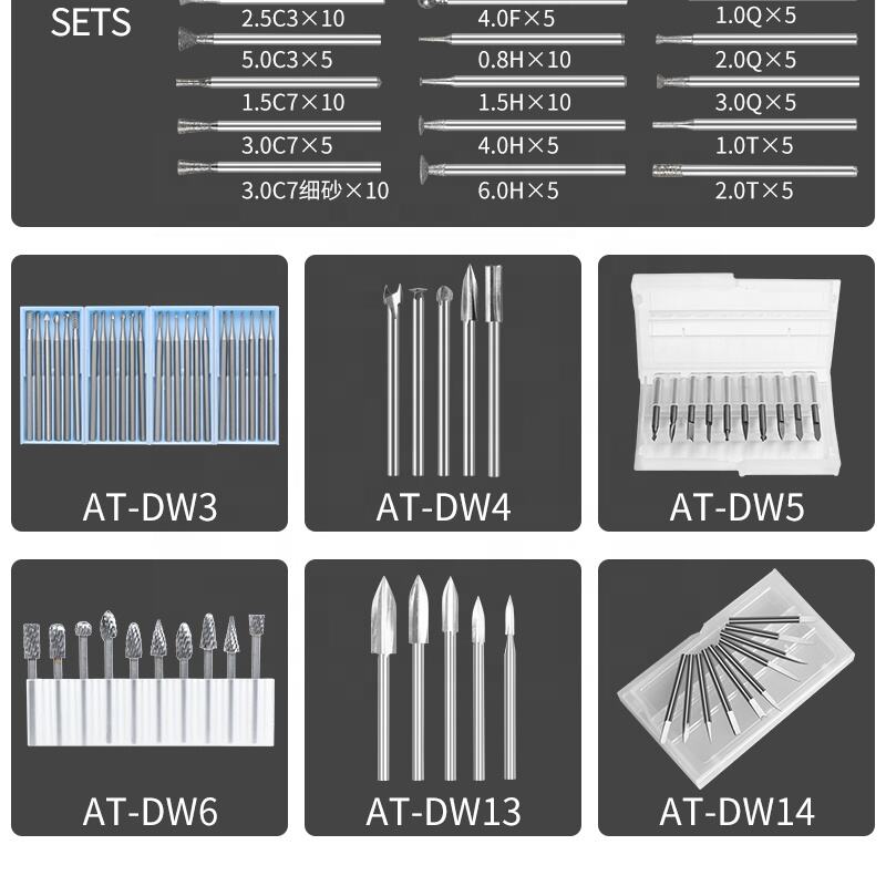 2026 AT-ND15 other nail equipments, professional manicure sets portable small russian nails drill bits details