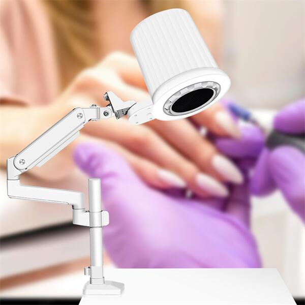 Achieve flawlessly polished nails with Gelish dust collector's precision suction