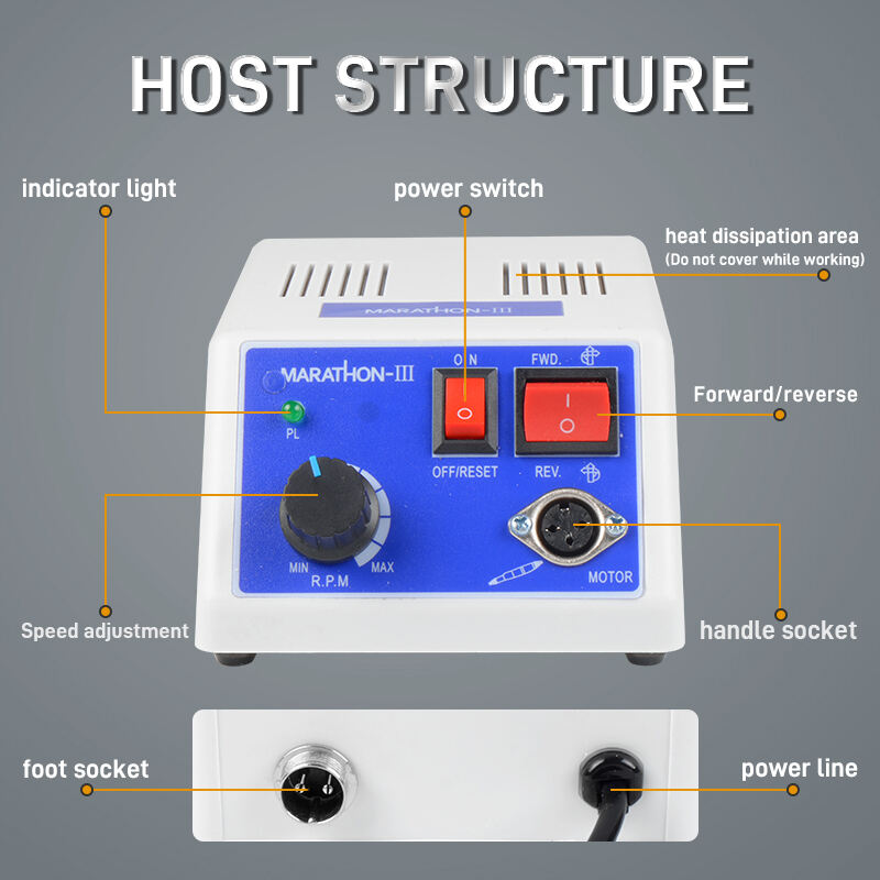 2025 65W dental lab 35000RPM atmarathon 3 108e dental drill supplier