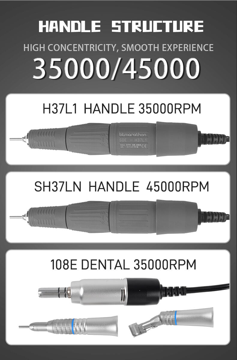 2023 80W champion3 35000rpm H37L1 handpiece denture tooth,dental teeth grinding,dental polishing machine manufacture