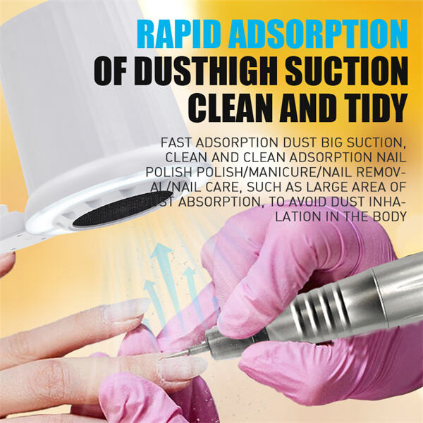 Say goodbye to messy workspaces with the best professional nail dust collector