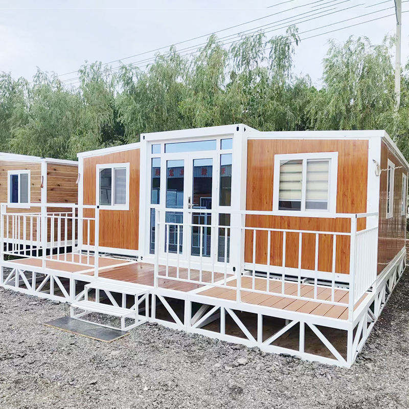 Low-cost removable containerized home prefabricated removable house glass wall residential manufacture